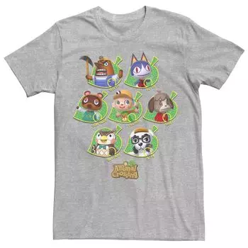 Мужская футболка Nintendo Animal Crossing New Leaf Towns People Licensed Character