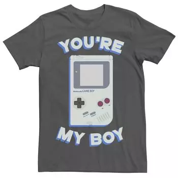 Мужская футболка Nintendo Game Boy Retro You're My Boy Licensed Character