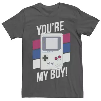 Мужская футболка Nintendo Game Boy You're My Boy Licensed Character