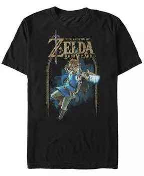 Мужская футболка Nintendo Legend of Zelda с луком и стрелами с короткими рукавами Fifth Sun, черный
