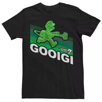 Мужская футболка Nintendo Luigi's Mansion 3 Gooigi Licensed Character