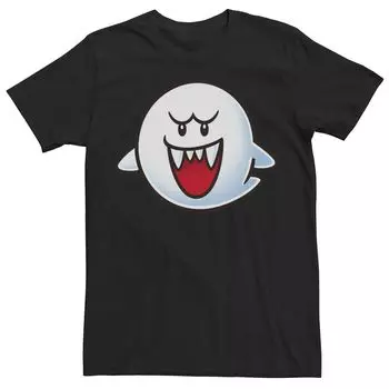 Мужская футболка Nintendo Super Mario Boo Face Licensed Character