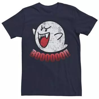 Мужская футболка Nintendo Super Mario Boos Jump Scarer Licensed Character