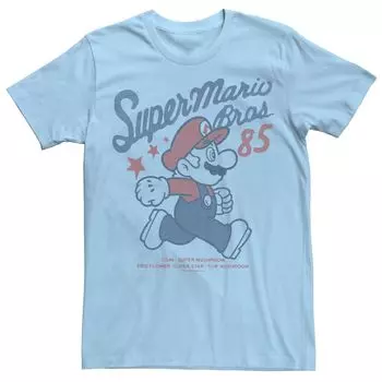 Мужская футболка Nintendo Super Mario Bros '85 Vintage Stars Licensed Character