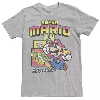 Мужская футболка Nintendo Super Mario Bros. Adventures Licensed Character