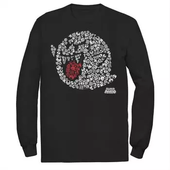 Мужская футболка Nintendo Super Mario Iconic Boo Portrait Licensed Character