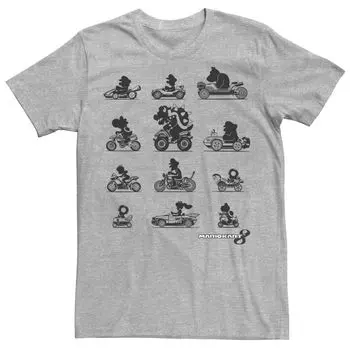 Мужская футболка Nintendo Super Mario Kart Licensed Character