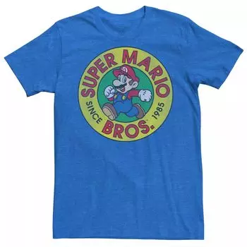 Мужская футболка Nintendo Super Mario Retro в стиле ретро Licensed Character