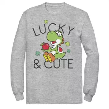 Мужская футболка Nintendo Super Mario Yoshi Lucky & Cute Licensed Character