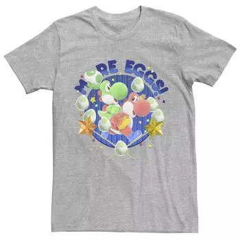 Мужская футболка Nintendo Yoshi And Birdo More Eggs Licensed Character