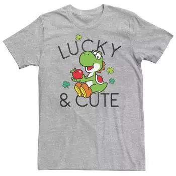 Мужская футболка Nintendo Yoshi ко Дню Святого Патрика Licensed Character