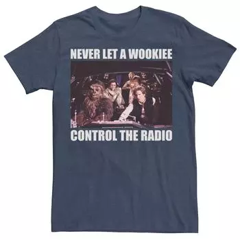 Мужская футболка No Wookie Radio Star Wars