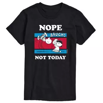 Мужская футболка Nope Not Today с арахисом Licensed Character
