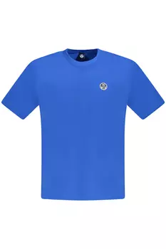 Мужская футболка North Sails хлопковая однотонная, ярко-синий