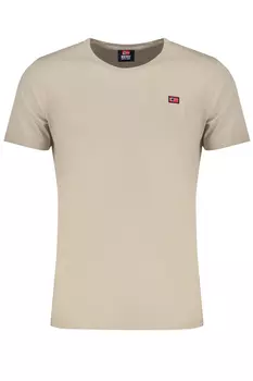 Мужская футболка Norway 1963 с коротким рукавом хлопковая, бежевый