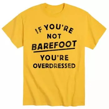 Мужская футболка Not Barefoot Overdressed Licensed Character