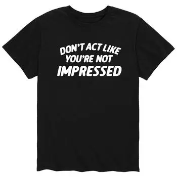 Мужская футболка Not Impressed Licensed Character