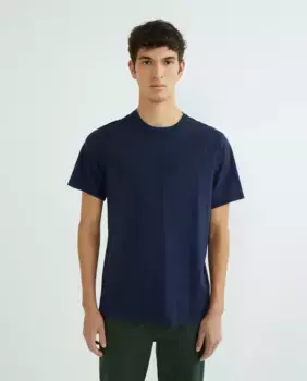 Мужская футболка облегающего кроя с короткими рукавами Dockers, тёмно-синий