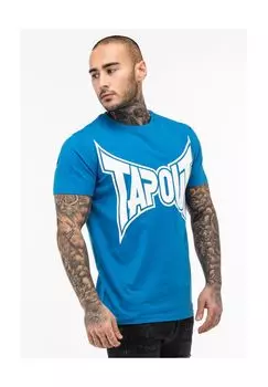 Мужская футболка обычного кроя LOGO TEE TAPOUT, цвет Royal Blue/white