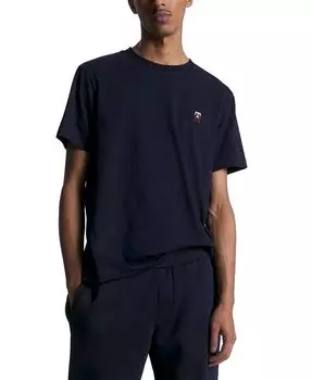 Мужская футболка обычного кроя с монограммой Tommy Hilfiger, синий