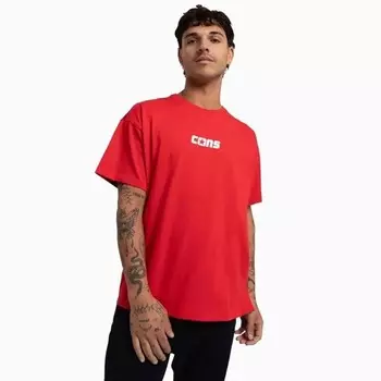 Мужская футболка одна звезда Converse, красный