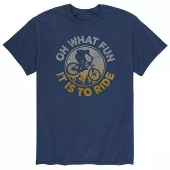 Мужская футболка Oh What Fun It Is To Ride Licensed Character