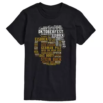 Мужская футболка Oktoberfest Stein Licensed Character, черный