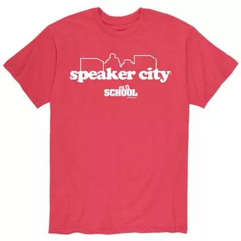 Мужская футболка Old School спикер City Licensed Character