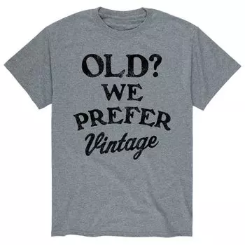 Мужская футболка Old We Prefer Vintage Licensed Character