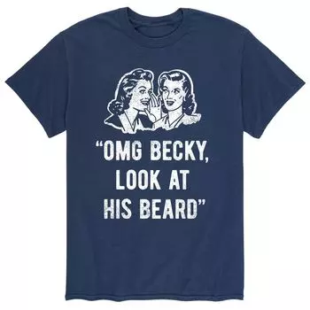 Мужская футболка "OMG Becky Look At His Beard" Licensed Character