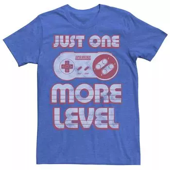 Мужская футболка One More Level для контроллера Nintendo SNES Licensed Character
