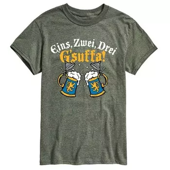 Мужская футболка One Two Three Gsuffa Oktoberfest Licensed Character, зеленый
