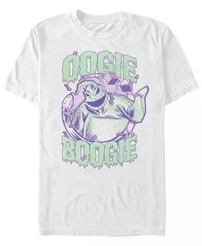 Мужская футболка Oogie Boogie с коротким рукавом и круглым вырезом Fifth Sun, белый