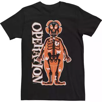 Мужская футболка Operation Halloween Cavity Sam Skeleton с портретом Licensed Character