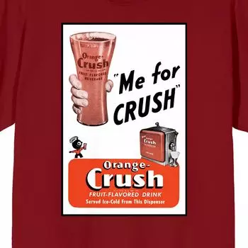Мужская футболка Orange Crush Glass Me For Crush Licensed Character
