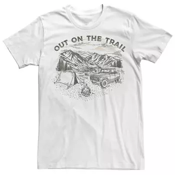 Мужская футболка Out On The Trail в тон с портретом Licensed Character