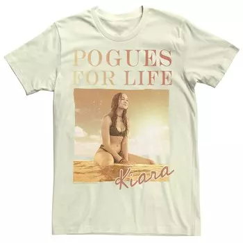 Мужская футболка Outer Banks Pogues For Life с плакатом Licensed Character, цвет Natural