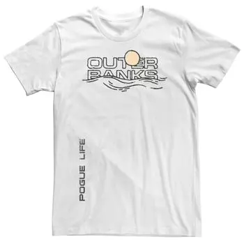 Мужская футболка Outer Banks с графическим логотипом Sea And Sun Licensed Character