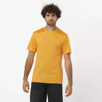 Мужская футболка Outline Salomon, оранжевый