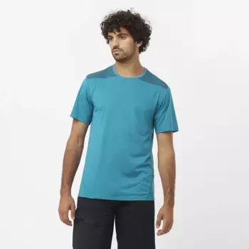 Мужская футболка Outline Salomon, синий