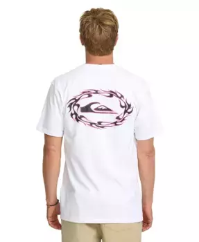 Мужская футболка Oval Torch Moe Quiksilver, белый