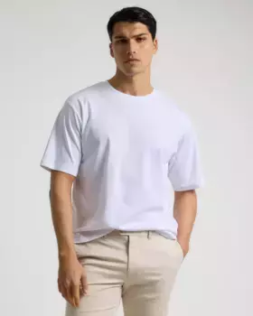 Мужская футболка оверсайз из хлопка PuroEgo, белый