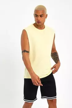 Мужская футболка оверсайз с круглым вырезом SPR21Y03 Sperlife, желтый