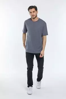 Мужская футболка оверсайз с круглым вырезом SPR21Y30 Sperlife, серый