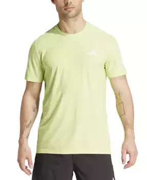 Мужская футболка Own The Run с влагоотводящими свойствами adidas, зеленый