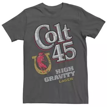Мужская футболка Pabst Colt 45 High Gravity Lager с графическим рисунком Licensed Character