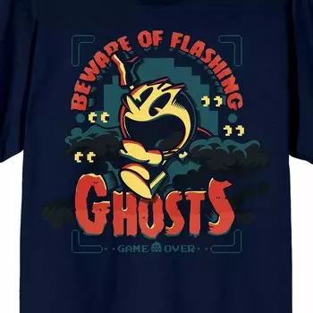 Мужская футболка Pac-Man Beware of Ghosts Licensed Character