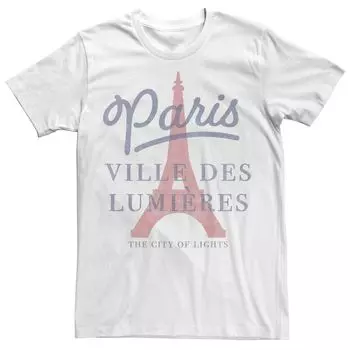 Мужская футболка Paris Ville Des Lumieres The City Of Lights Licensed Character