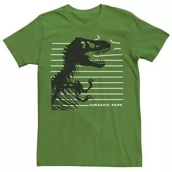 Мужская футболка "Парк Юрского периода T-Rex Skeleton Fence Breakthrough" Licensed Character