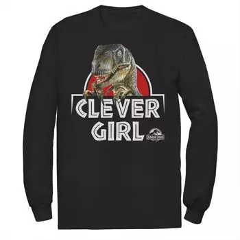 Мужская футболка «Парк Юрского периода» Velociraptor Clever Girl Licensed Character
